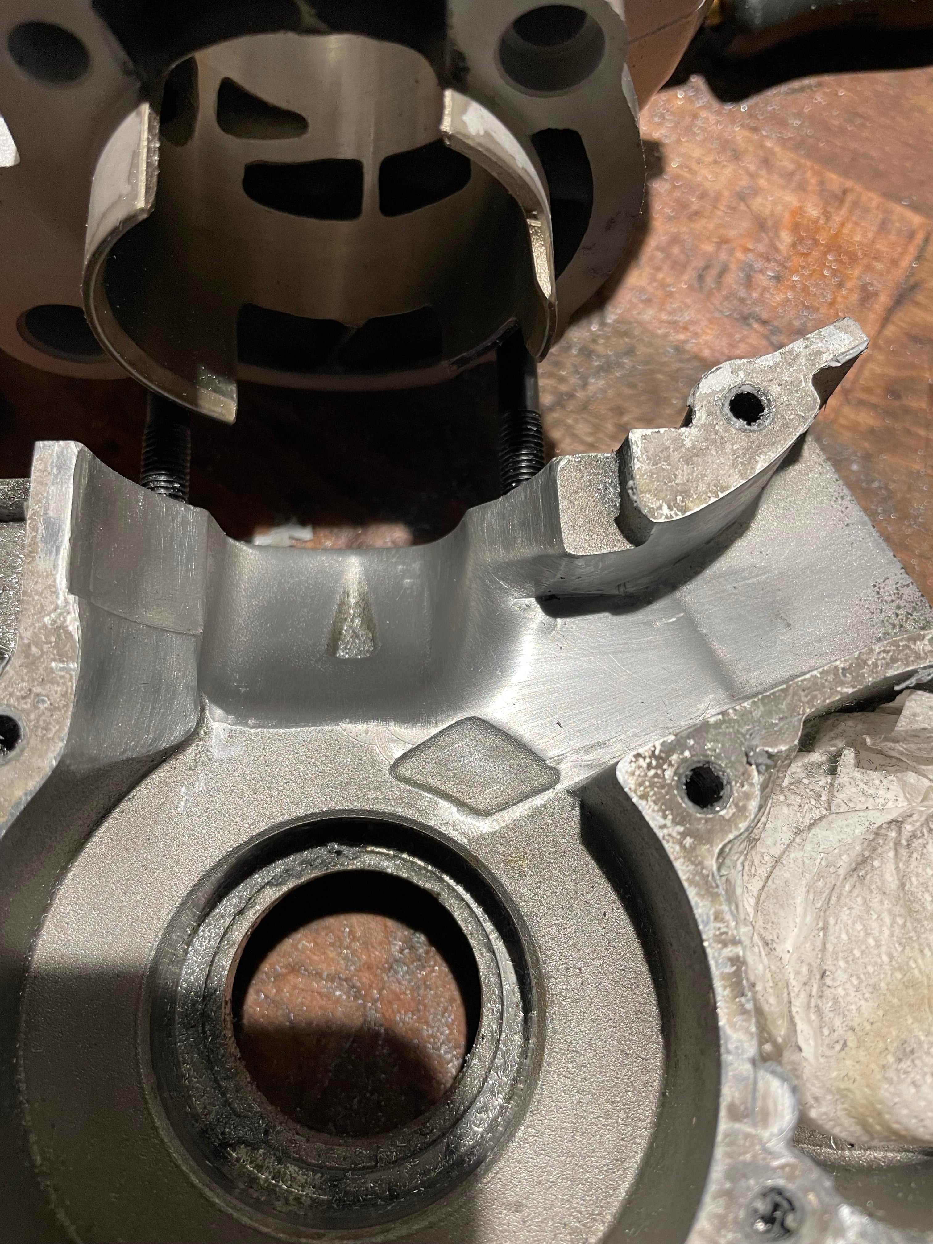 Préparation carter am6 pour 94 Italkit